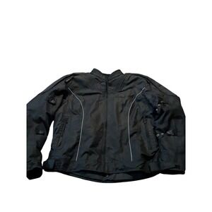 Cortech LRX Series‎ 2 Black Textile Motorcycle Jacket CE Armor Padded Womens XL